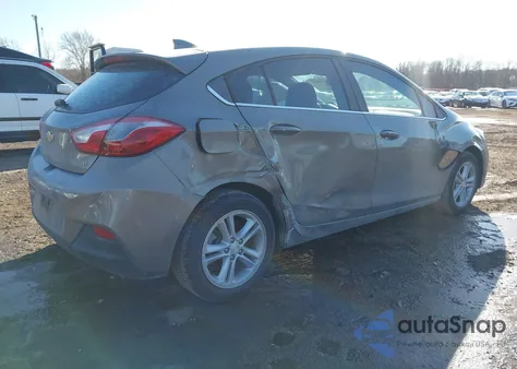 2017 Chevrolet Cruze Lt Auto из США, поврежденный, VIN 3G1BE6SM7HS532873